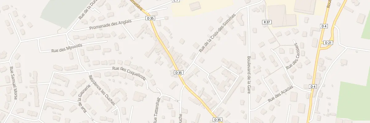 Plan du 4 Rue du Cimetiere à Brûlon