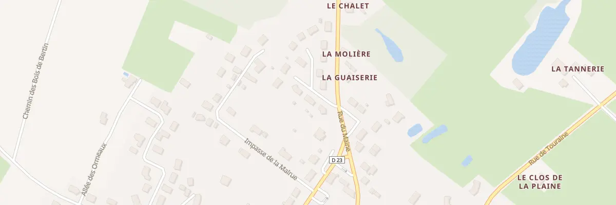 Plan du 3 All des Mésanges à La Chapelle-d’Aligné