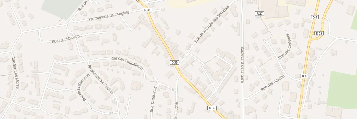 Plan du 2 Rue du Cimetiere à Brûlon