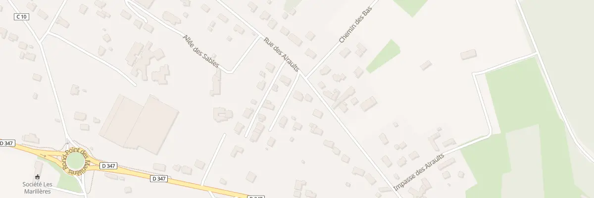 Plan du 20 Rue des Airaults à Beaufort-en-Anjou