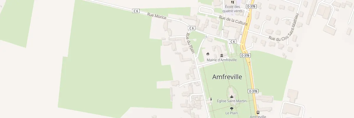 Plan du 18 Rue du Plain à Amfreville