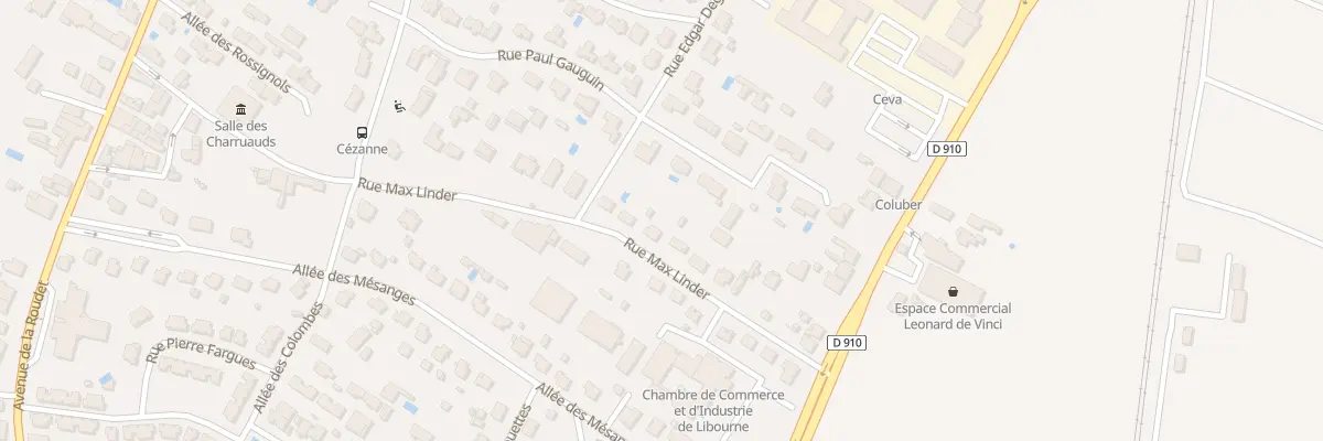 Plan du 18 Rue Max Linder à Libourne