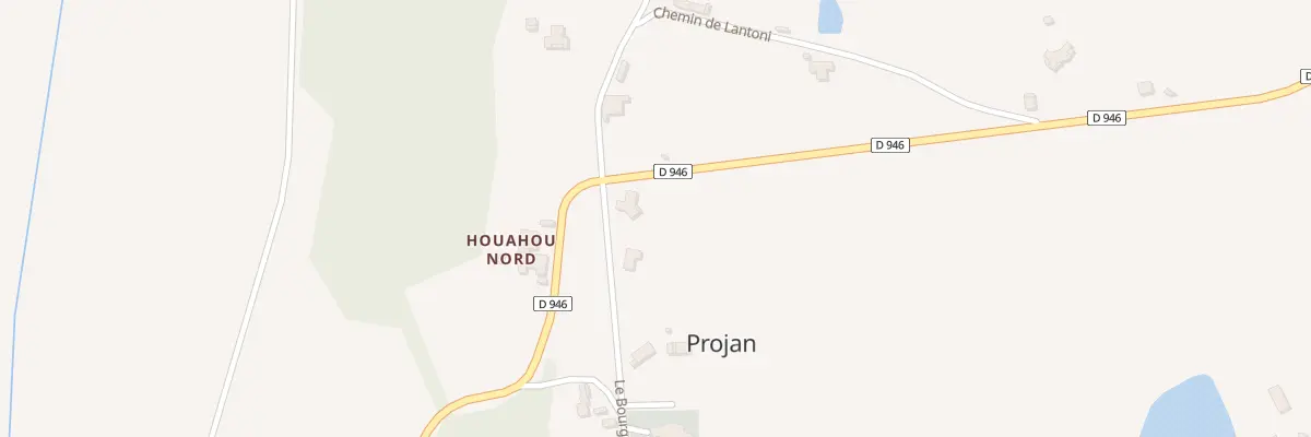 Plan du 43 Le Bourg à Projan