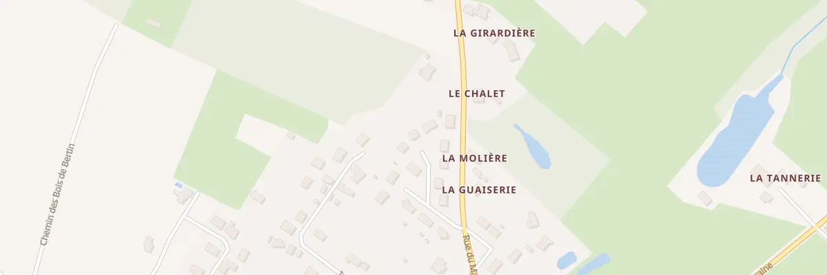 Plan du 14 All des Mésanges à La Chapelle-d’Aligné