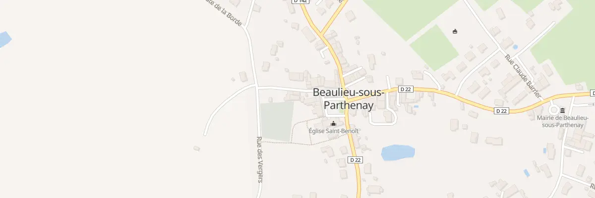 Plan du 3 Rue des Lavandières à Beaulieu-sous-Parthenay