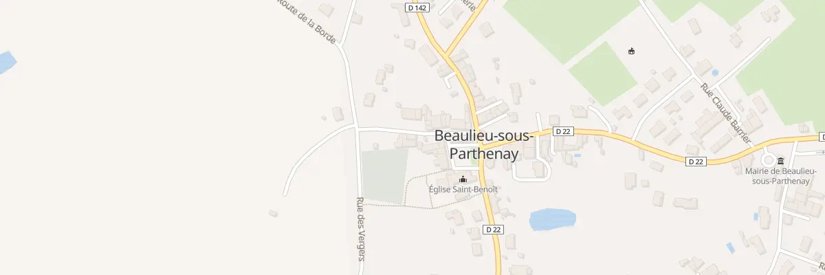Plan du 5 Rue des Lavandières à Beaulieu-sous-Parthenay