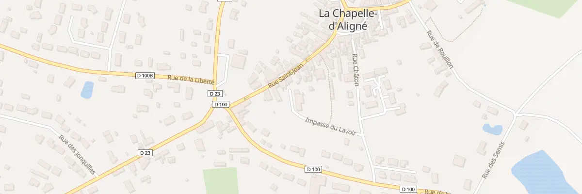 Plan du 21 Rue Saint Jean à La Chapelle-d’Aligné