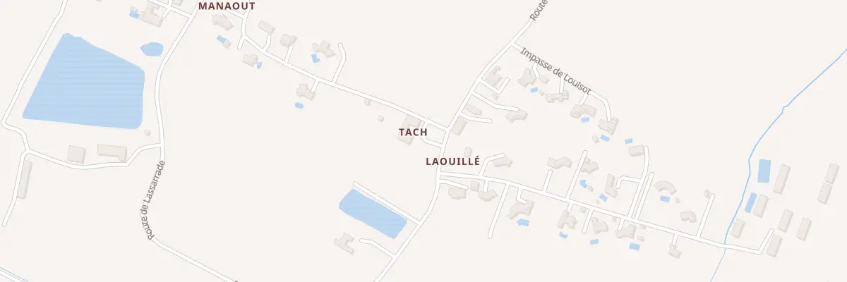 Plan du 933 Rte de Laouillé à Aire-sur-l’Adour