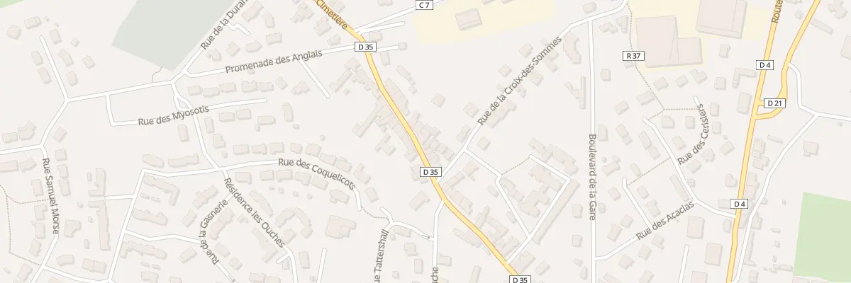 Plan du 12 Rue du Cimetiere à Brûlon