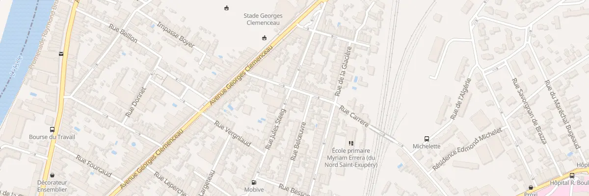 Plan du 102 Rue Jules Steeg à Libourne