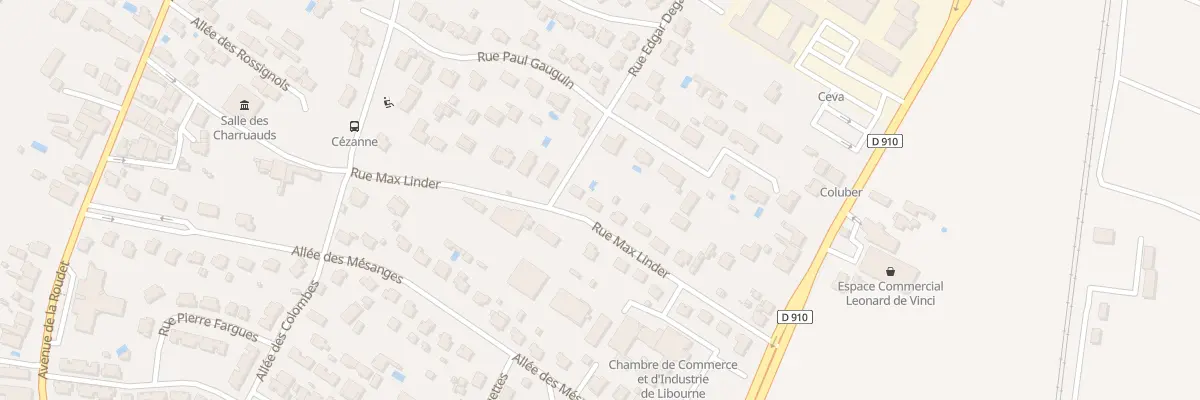 Plan du 20 Rue Max Linder à Libourne