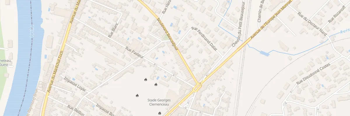 Plan du 60 Bd Beauséjour à Libourne