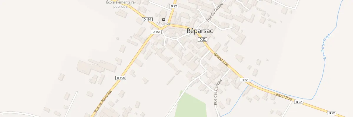 Plan du 5010 Le Bourg à Réparsac