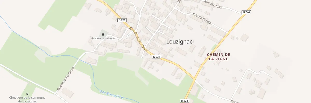 Plan du 14 Rue du Vieux Chêne à Louzignac