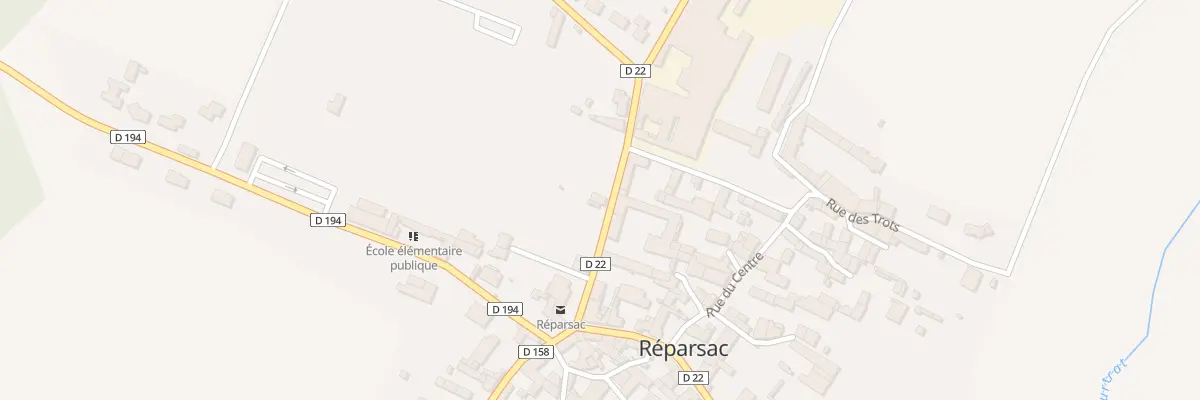Plan du 17 Rue de la Grand’Ouche à Réparsac
