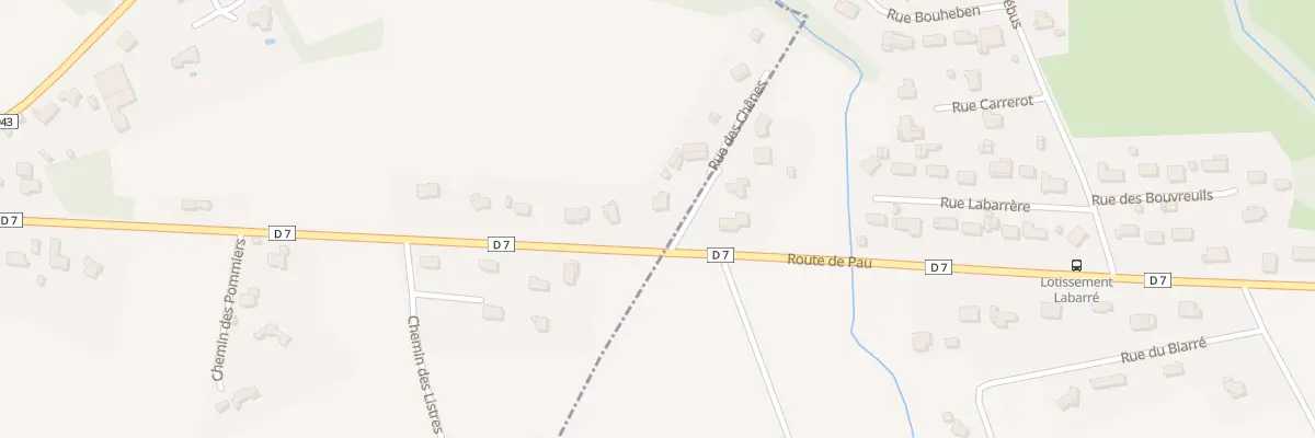 Plan du 1 Rue des Chênes à Saint-Jammes