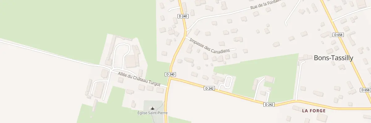 Plan du 61 Rue du Régiment de Maisonneuve à Bons-Tassilly