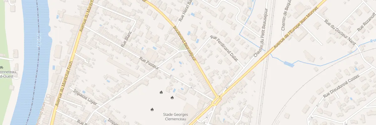 Plan du 56 Bd Beauséjour à Libourne