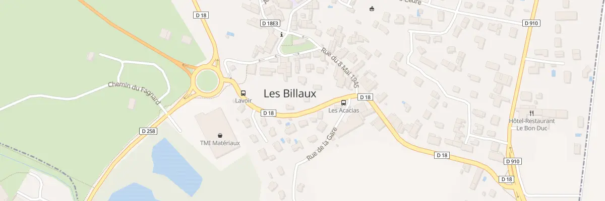 Plan du 28 Rue des Acacias aux Billaux