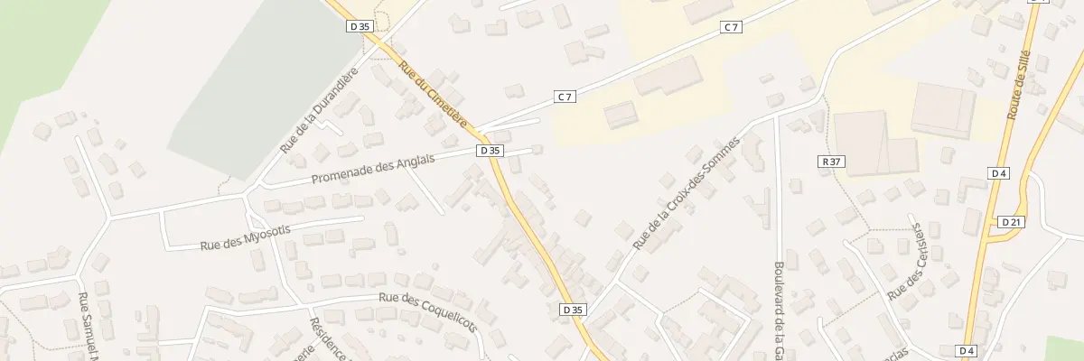 Plan du 26 Rue du Cimetiere à Brûlon