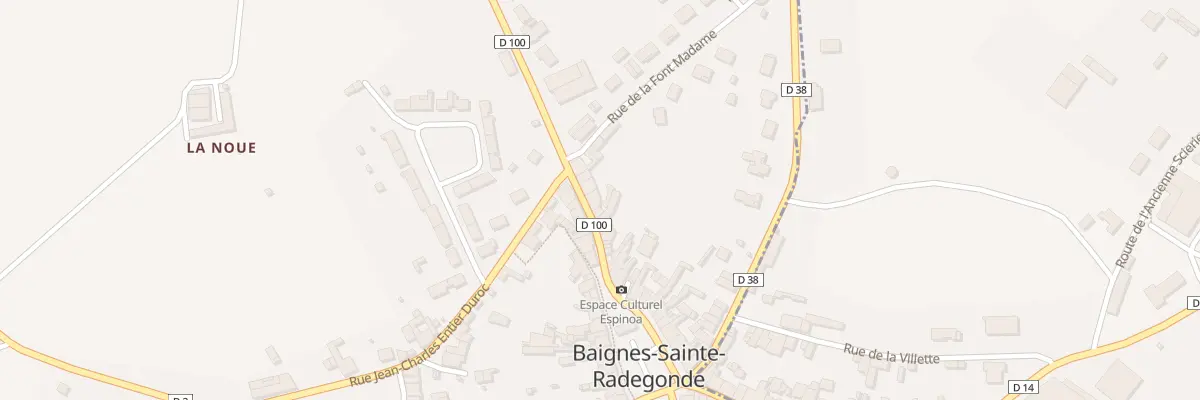 Plan du 10 Rue de l’Abbé Michon à Baignes-Sainte-Radegonde