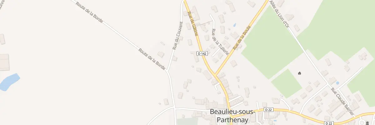 Plan du 5 Rue de Gâtine à Beaulieu-sous-Parthenay