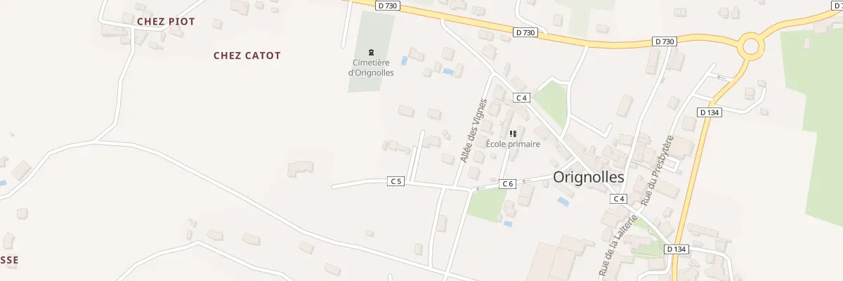 Plan du 3 Imp des Chênes à Orignolles