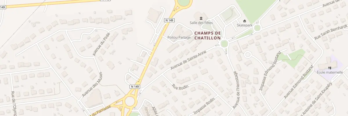 Plan du 10 Av de Sainte-Anne à Châtillon-sur-Thouet