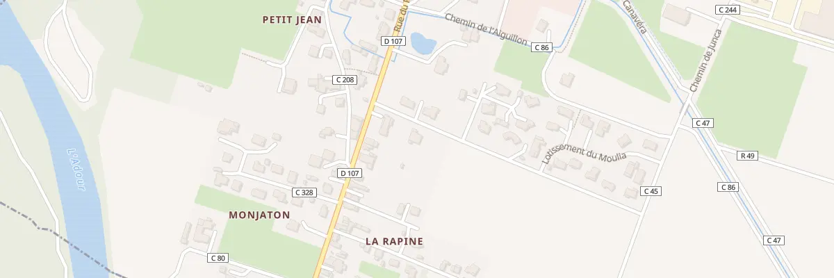 Plan du 6003 Che Louis Sarrade à Barcelonne-du-Gers