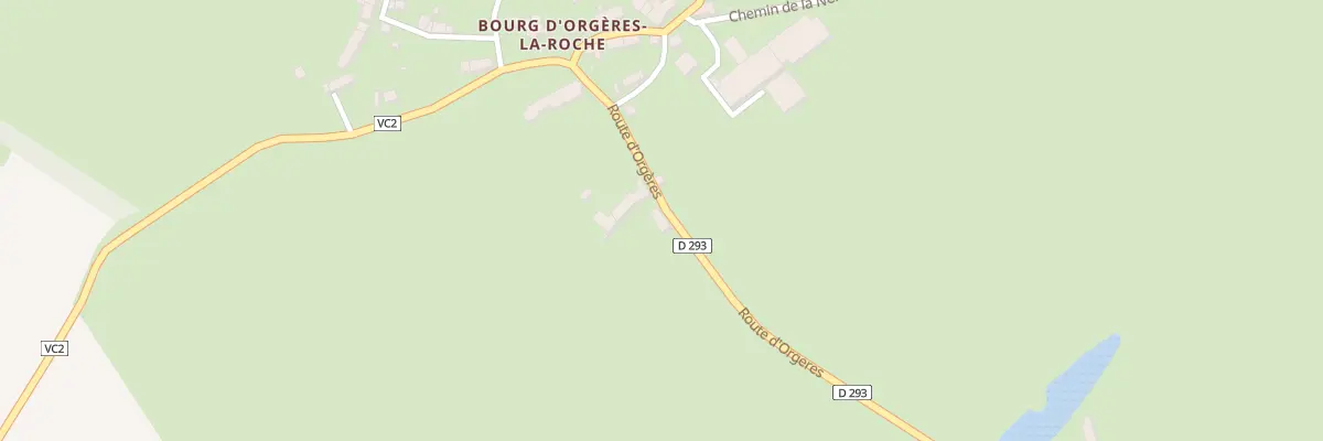 Plan du 1291 Rte d’Orgères à Lignières-Orgères
