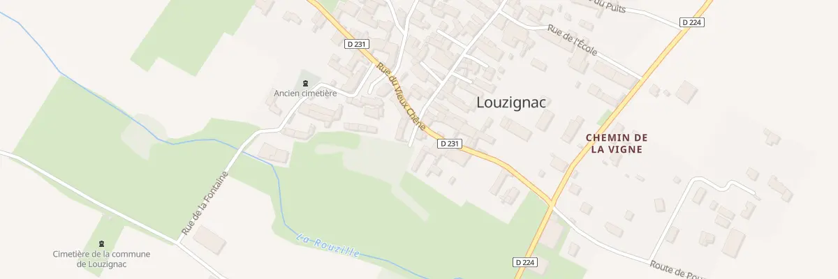 Plan du 17A Rue du Vieux Chêne à Louzignac