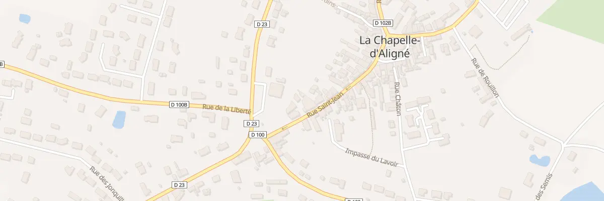 Plan du 36 Rue Saint Jean à La Chapelle-d’Aligné