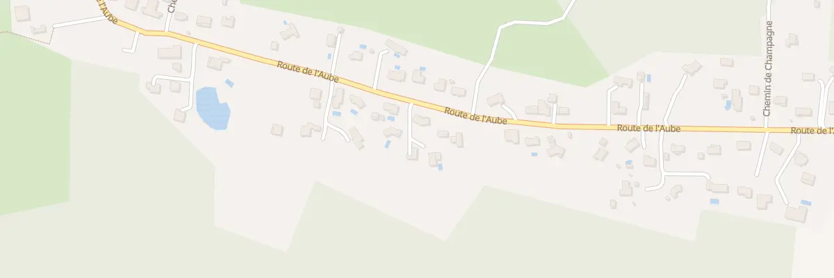 Plan de A Belly à Aubiac