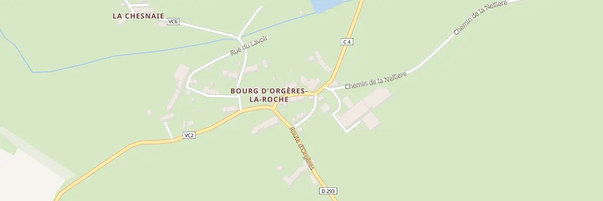 Plan du 5015 Le Bourg Orgeres à Lignières-Orgères