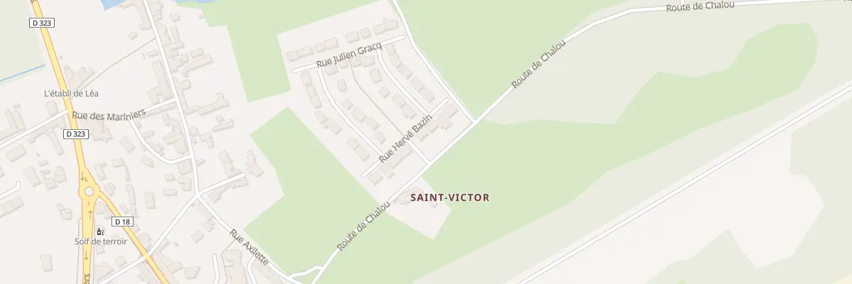 Plan du 28 Rue Hervé Bazin à Durtal