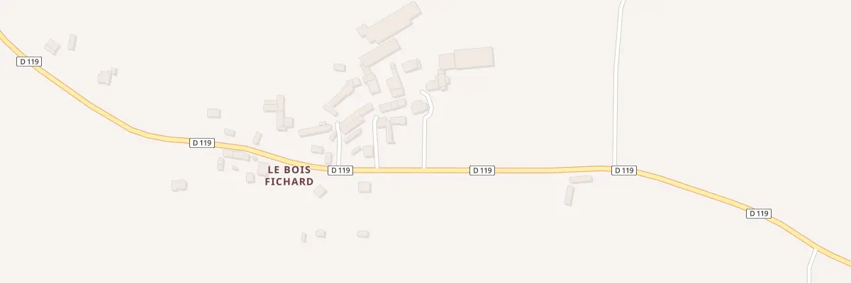 Plan du 1 Le Bois Fichard à Averton