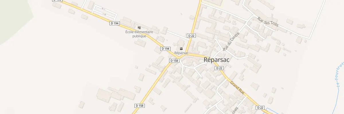 Plan du 4 Rue de Nercillac à Réparsac