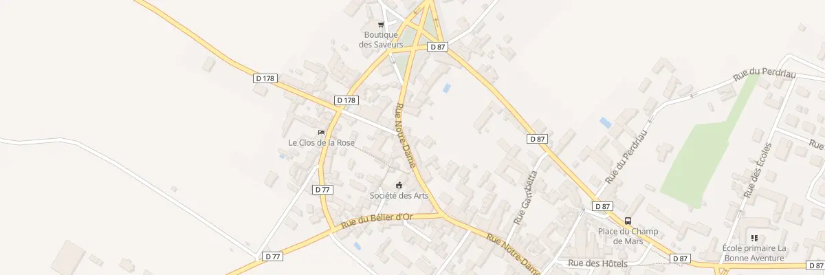 Plan du 36 Rue Notre Dame au Puy-Notre-Dame