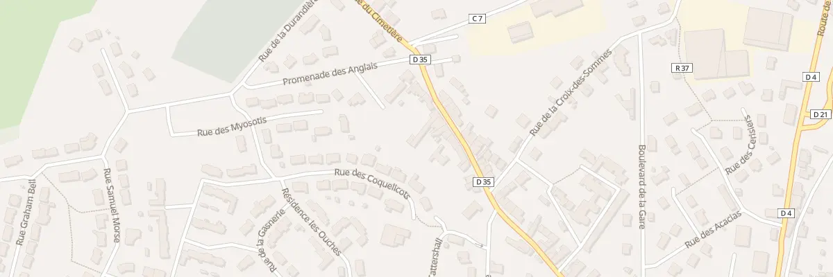 Plan du 17 Rue du Cimetiere à Brûlon