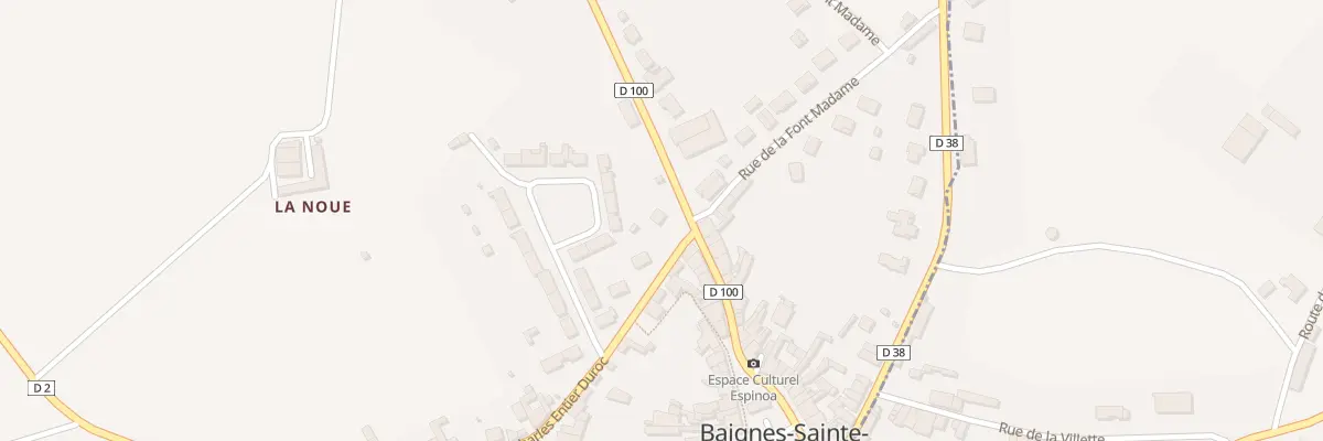 Plan du 1 Rue de Montauzier à Baignes-Sainte-Radegonde