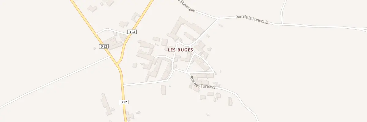 Plan du 5 Rue des Tureaux à Sainte-Sévère