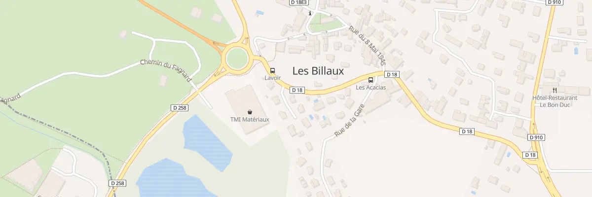 Plan du 1 All des Sources aux Billaux