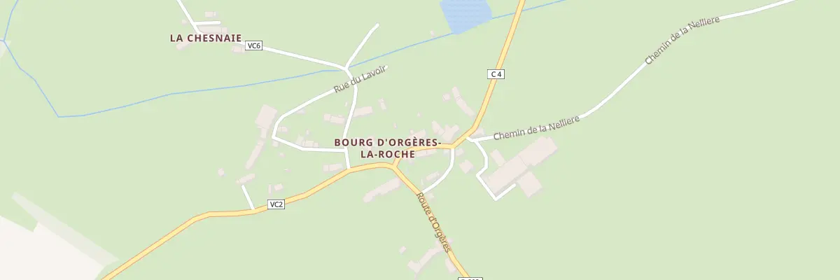 Plan du 5012 Le Bourg Orgeres à Lignières-Orgères