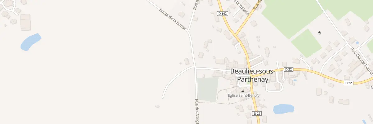 Plan du 2 Rue des Vergers à Beaulieu-sous-Parthenay