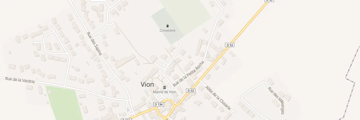 Plan du 5 Rue de la Charmille à Vion