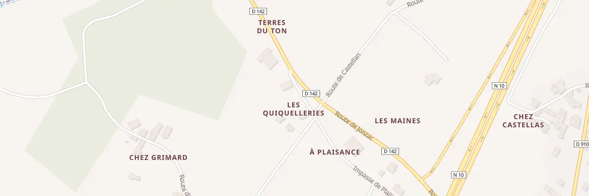 Plan du 5311 Les Quiquelleries à Chevanceaux