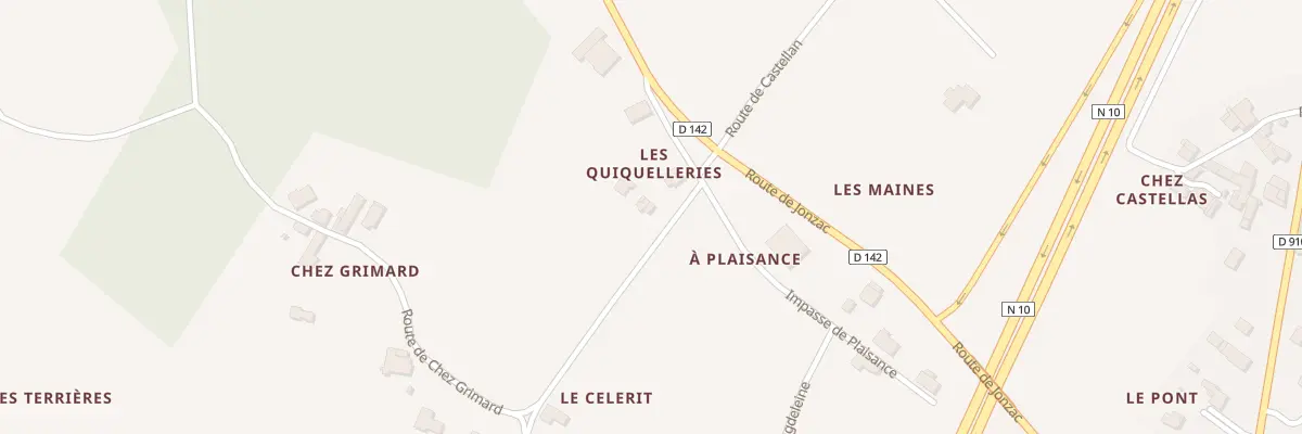 Plan du 5312 Les Quiquelleries à Chevanceaux