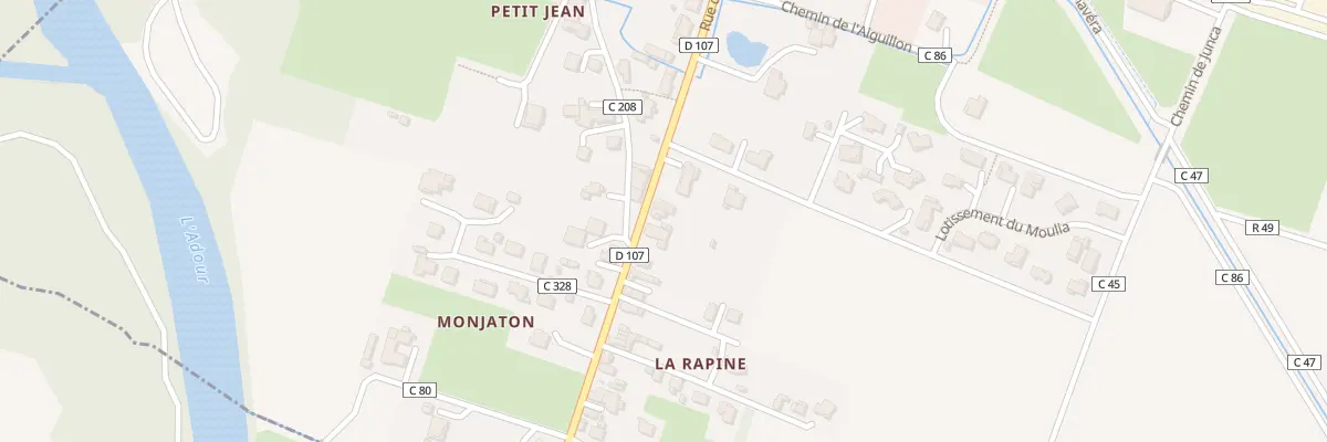 Plan du 11 Rte du Pont à Barcelonne-du-Gers