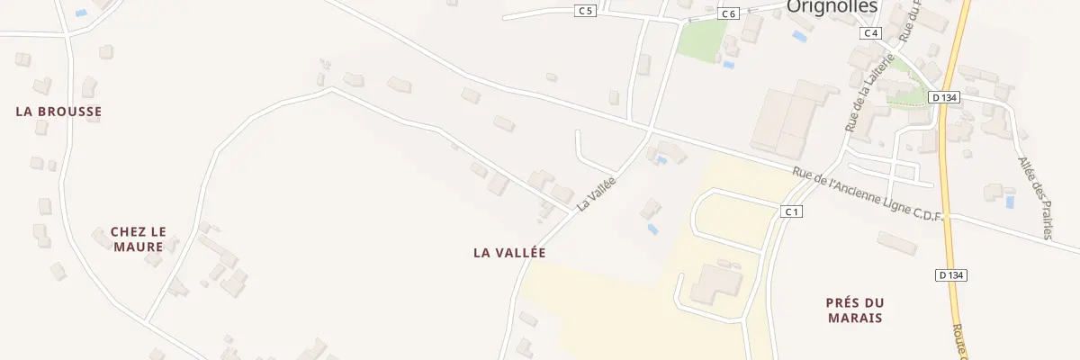 Plan du 5149 La Vallee à Orignolles
