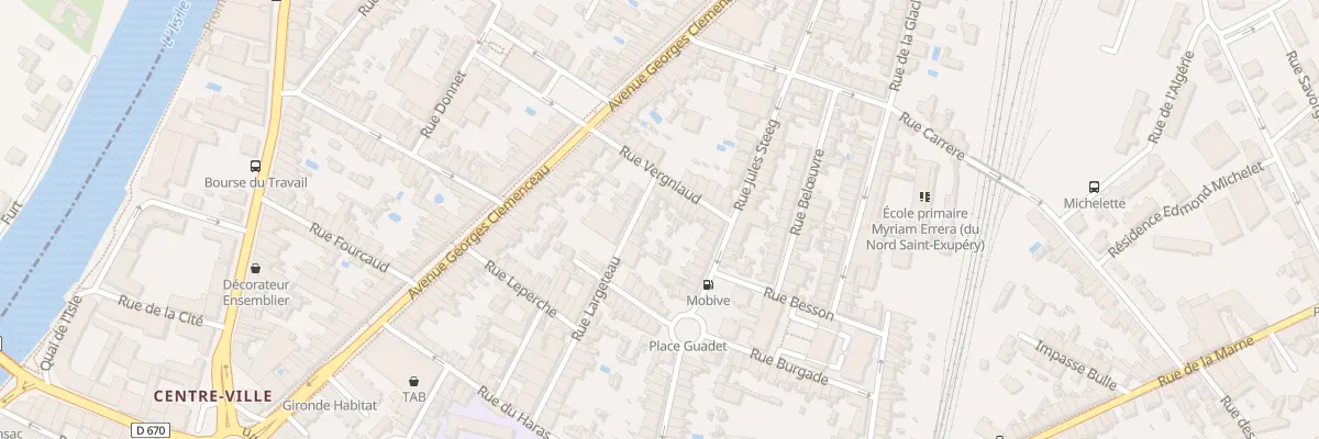 Plan du 40 Rue Largeteau à Libourne